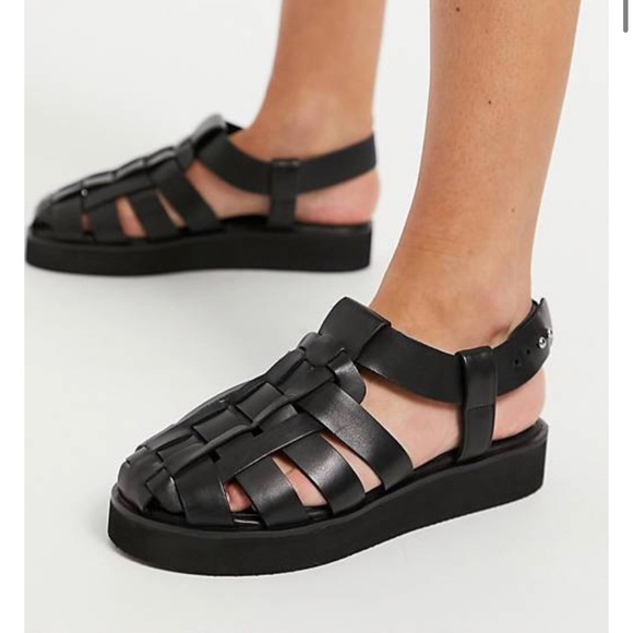 ASOS Shoes - ASOS Design Mali Premium Leather Fisherman Sandal